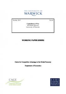 working paper series - Core