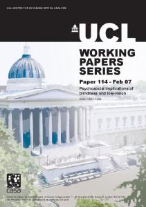 working papers series - UCL