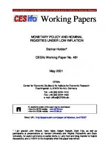 Working Papers - SSRN papers