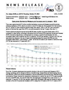 Workplace Injuries and Illnesses--2012