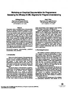 Workshop on Graphical Documentation for ... - Semantic Scholar
