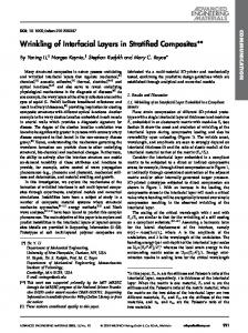 Wrinkling of Interfacial Layers in Stratified Composites