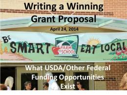 Writing a Winning Grant Proposal