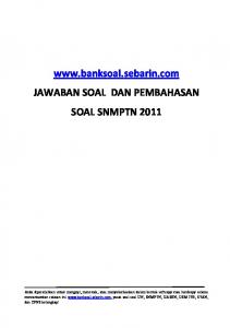 www.banksoal.sebarin.com JAWABAN SOAL DAN PEMBAHASAN ...