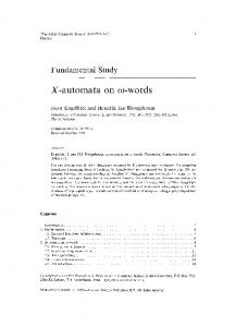 X-automata on co-words - ScienceDirect