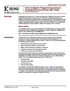 Xilinx XAPP058 Xilinx In-System Programming Using an Embedded ...