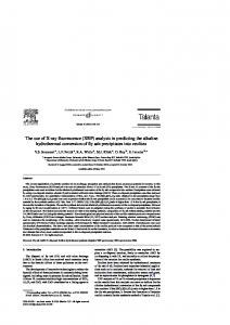 XRF - Waternet contents page