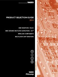 Yageo - Product Selection Guide - Digikey