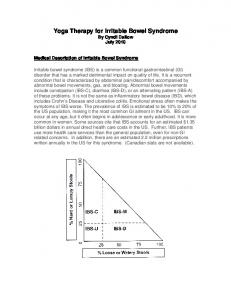 Yoga Therapy for Irritable Bowel Syndrome