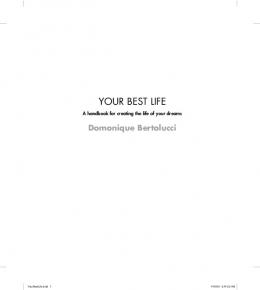 YOUR BEST LIFE - Domonique Bertolucci