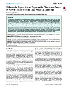 (Zea mays L.) Seedlings - Semantic Scholar