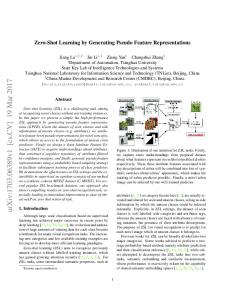 Zero-Shot Learning by Generating Pseudo Feature Representations