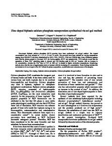 Zinc-doped biphasic calcium phosphate