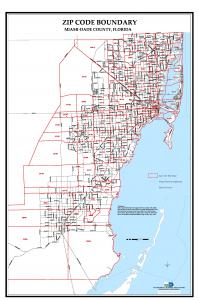 ZIP CODE BOUNDARY - Miami-Dade