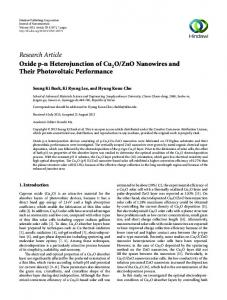 ZnO Nanowires and Their