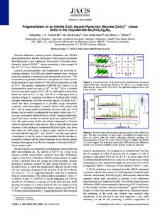 ZnO2 - American Chemical Society