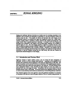 zonal kriging